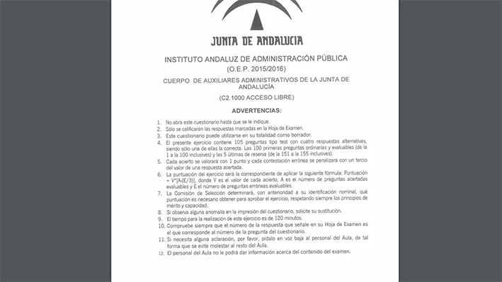 Examen de Auxiliar Administrativo de la Junta de Andalucía: Consejos y recursos imprescindibles